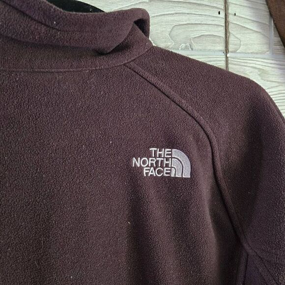 The North Face Brown Full Zip Up Womens SZ S Fleece - Picture 6 of 6